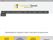 Tablet Screenshot of caldereriateruel.com